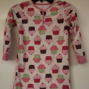Carter's Cupcake Print Nightgown - Pink and Green